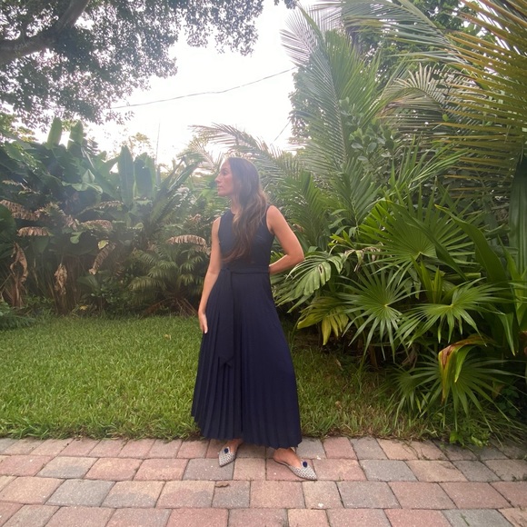 J.Crew Collection Wide-leg Pleated Jumpsuit